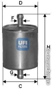 Топливный фильтр UFI 3176000