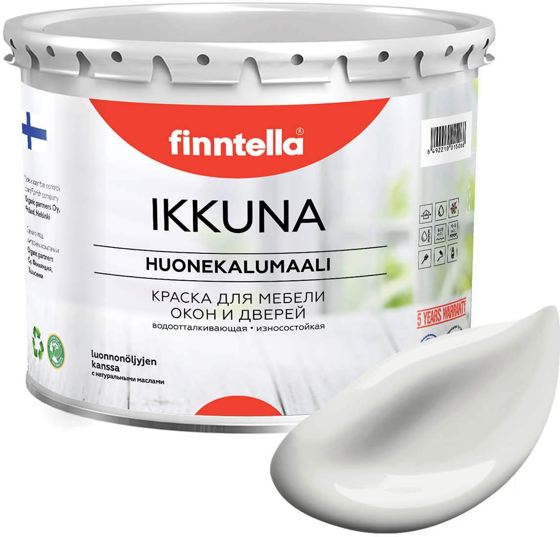 

Краска Finntella Ikkuna Pilvi F-34-1-3-FL050 2.7 л (белый)