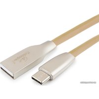 Кабель Cablexpert USB Type-A - USB Type-C CC-G-USBC01Gd-1M (1 м, золотой)