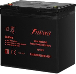 

Аккумулятор для ИБП Powerman CA12500/UPS (12В/50 А·ч)