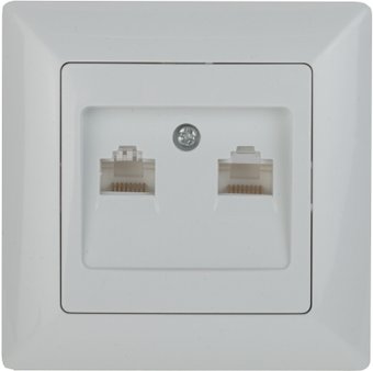 Розетка компьютерная Intro Solo 4-304-01