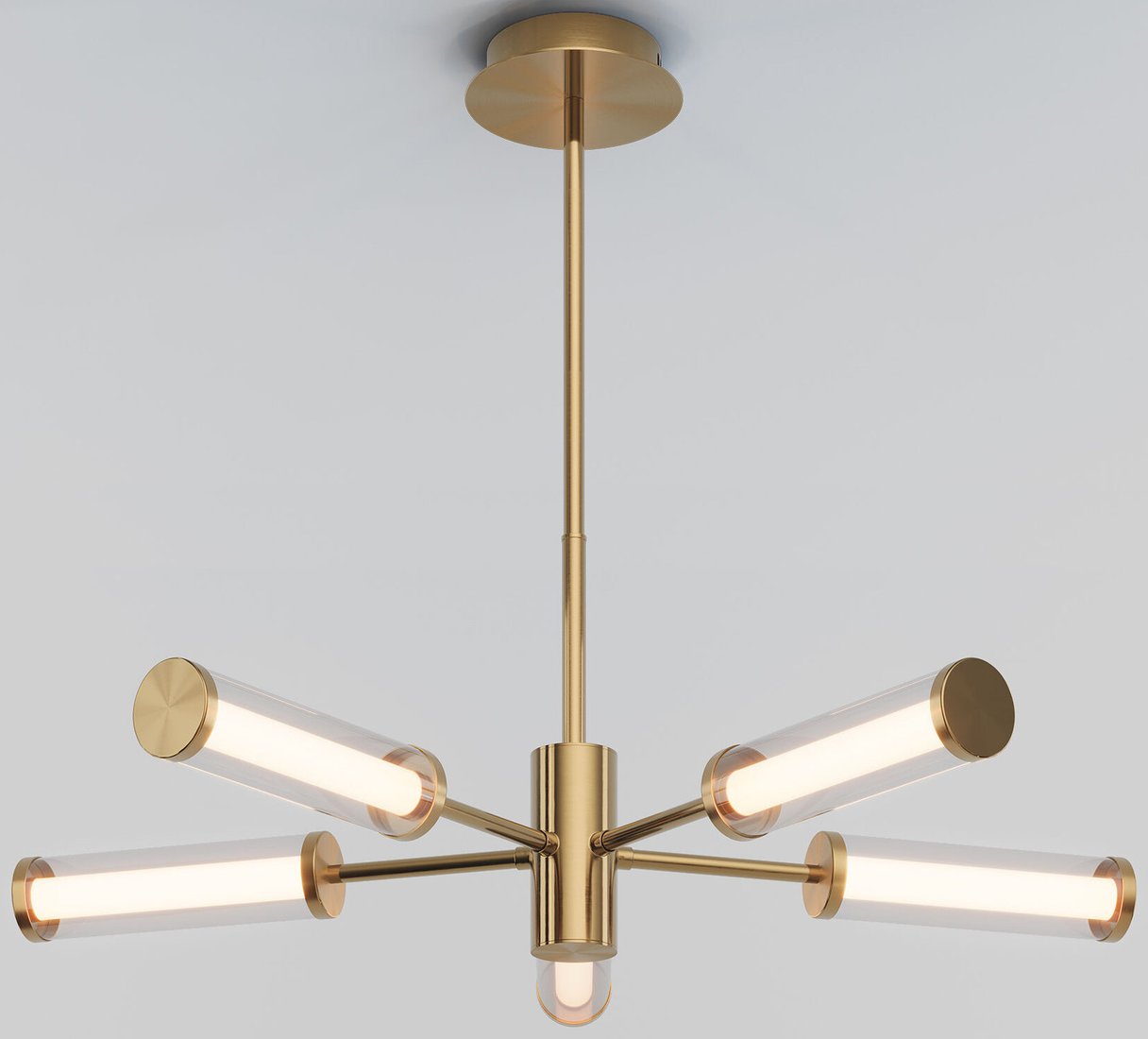 

Подвесная люстра Евросвет 50386/5 LED (латунь)