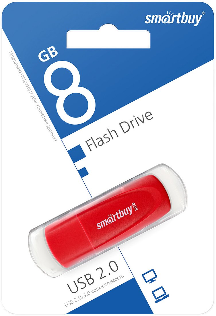 

USB Flash SmartBuy Scout 8GB (красный)