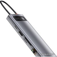 Док-станция Baseus Metal Gleam Series 9-in-1 Multifunctional Type-C CAHUB-CU0G