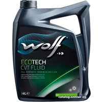 Трансмиссионное масло Wolf EcoTech CVT Fluid 4л