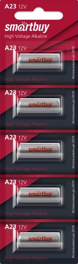 

Батарейка SmartBuy A23 5шт. SBBA-23A5B