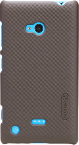 

Чехол для телефона Nillkin Nokia Lumia 720 Super Frosted Shield коричневый