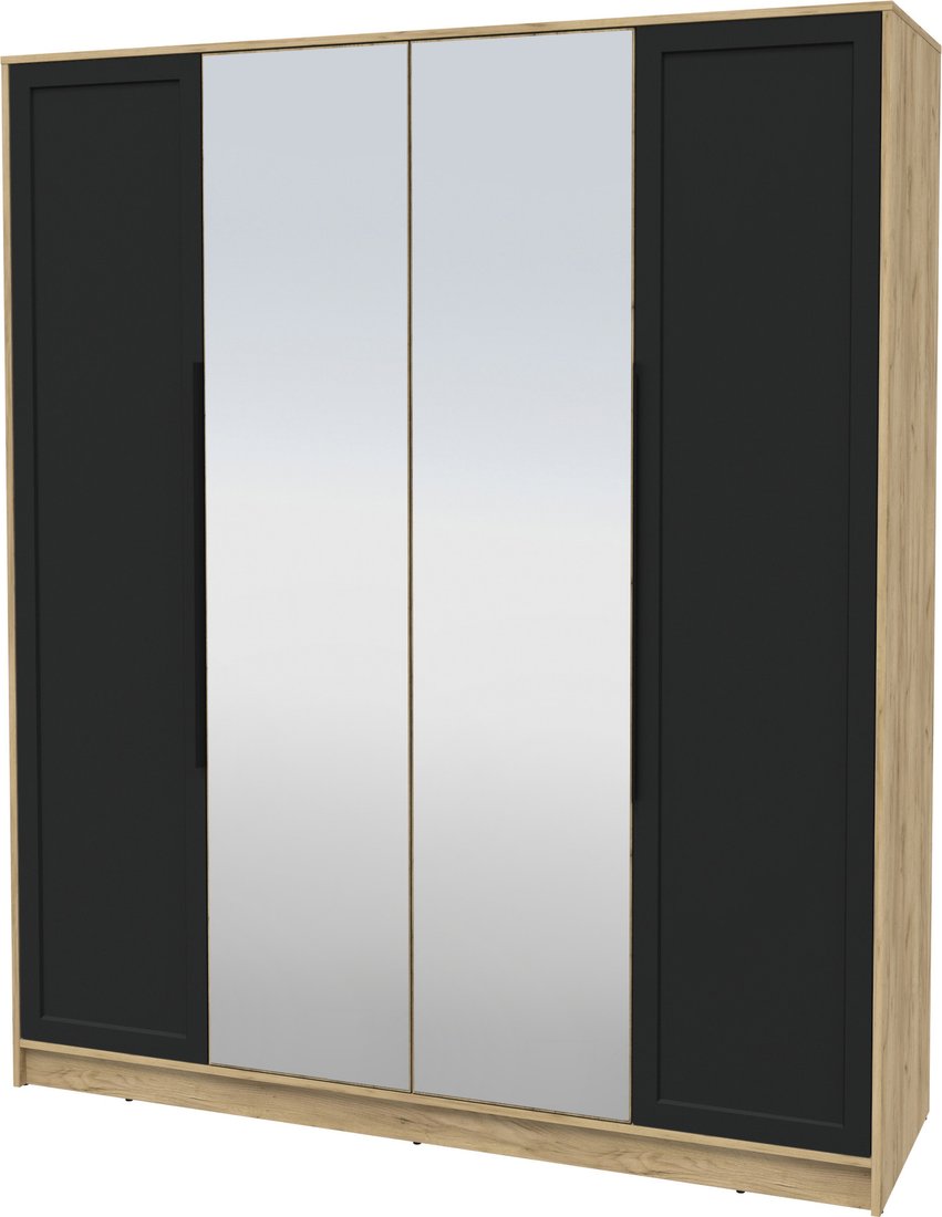 

Шкаф распашной Интерлиния Концепт Тренд КТ-Ш4(з) (дуб золотой/черный)