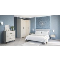 Шкаф распашной Elva Эссен NEM04HC-3D-1480/1120/2310 (30) (лунный камень/персидский жемчуг)