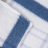 Плед Casa Conforte London 170x200 6155426 (клетка синий/серый)