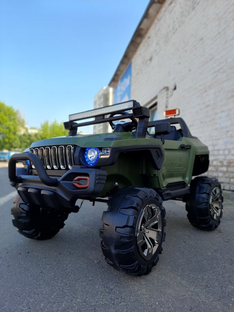 Электромобиль Detskiy Style Hummer 4X4 lux (хаки)