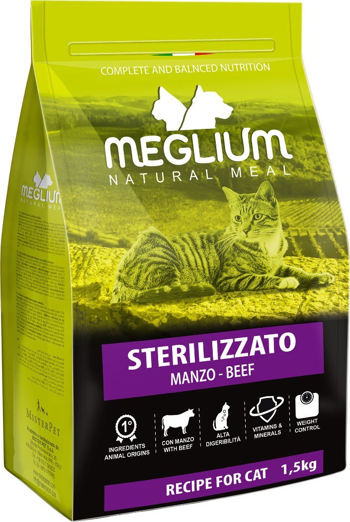 

Сухой корм для кошек Meglium Cat Adult Neutered Beef MGS0401 (1.5кг)