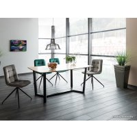 Стул Signal Texo Velvet (bluvel 14 серый/черный)