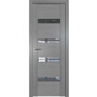 Межкомнатная дверь ProfilDoors 2.81XN R 70x200 (грувд серый, стекло прозрачное)