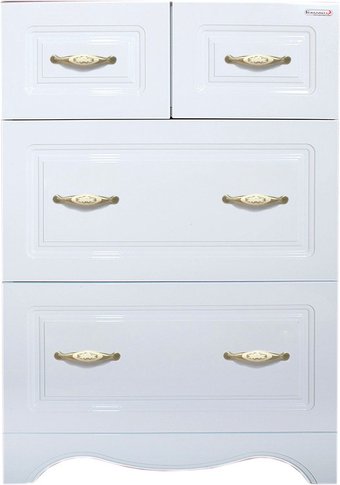 Бриклаер Комод Анна 65 (белый глянец)