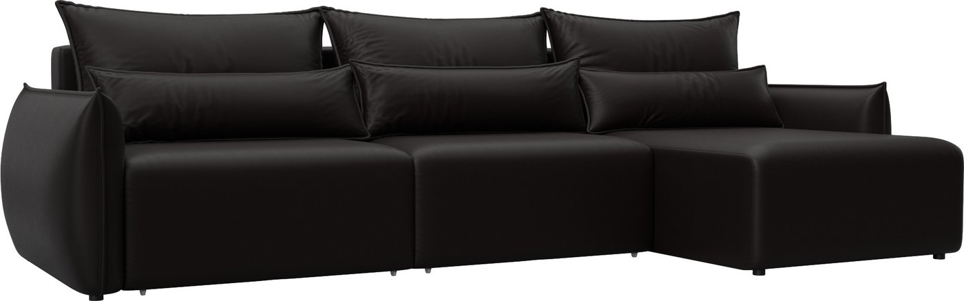 

Угловой диван Лига диванов Лига-051 НПБ Лонг универсальный 129891 (экокожа Grifon 12 коричневый)