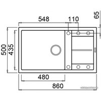 Кухонная мойка Elleci Unico 410 Cemento G48