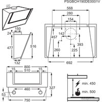 Кухонная вытяжка AEG DVB4850M