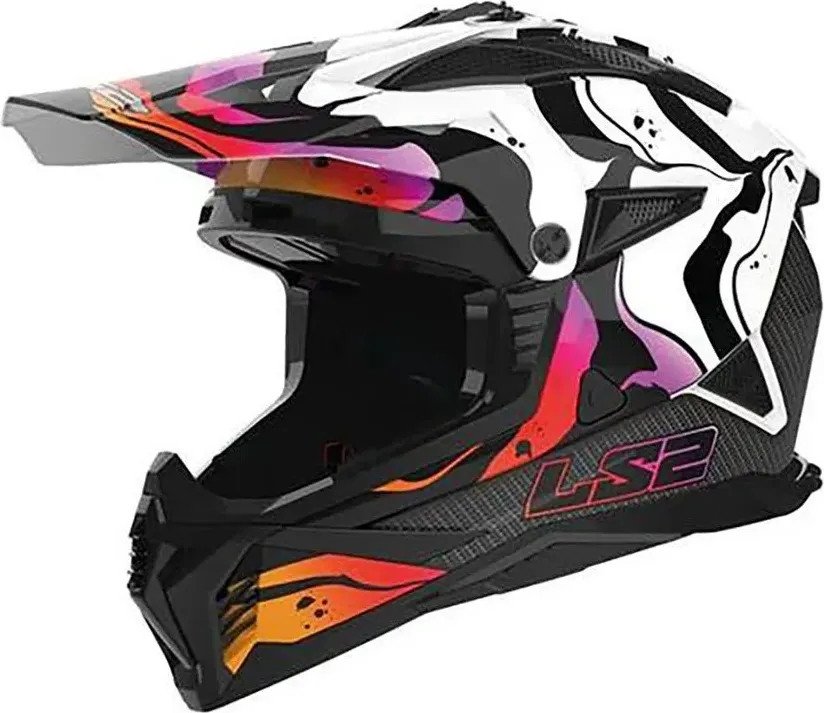 Мотошлем LS2 MX708 Fast II Wash (3XL, белый)