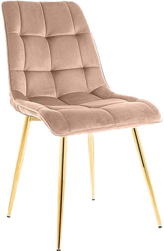 

Стул Signal Chic Velvet (bluvel 28 бежевый/золотой)