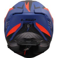 Мотошлем LS2 FF818 Storm III Dynamo (2XL, синий/красный)