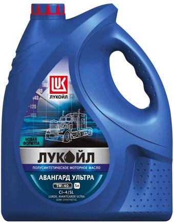 Моторное масло Лукойл Авангард Ультра 5W-40 API CI-4/SL 5л