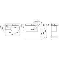  Laufen Тумба Ino H4254010301701 с умывальником Ino H8133010001041