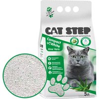 Наполнитель для туалета Cat Step Compact White Aloe Vera (с ароматом алоэ) 5 л