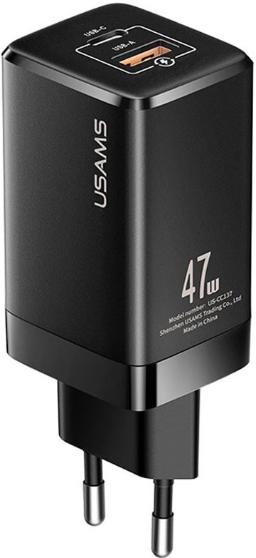 

Сетевое зарядное Usams US-CC137 T41 (черный)