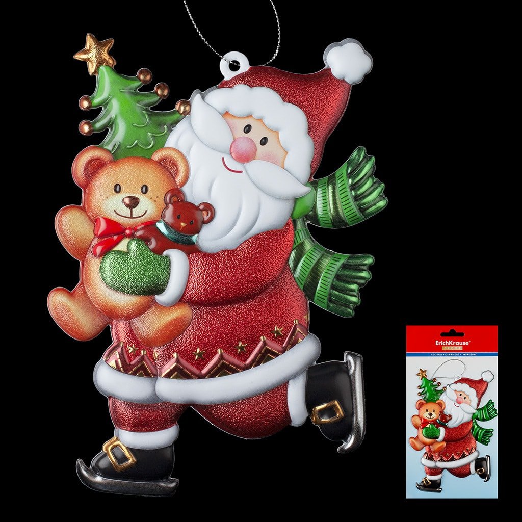 

Елочная игрушка Erich Krause Decor Санта на коньках 49585