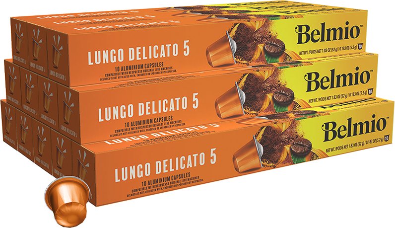 

Кофе в капсулах Belmio Lungo 5 Delicato 120 шт
