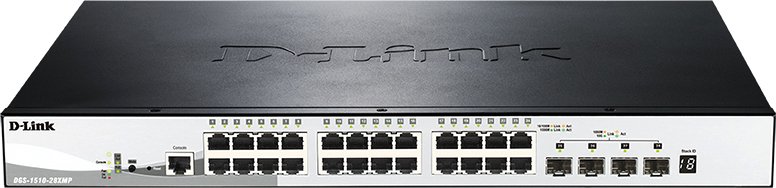 

Управляемый коммутатор уровня 2+ D-Link DGS-1510-28XMP/A1A