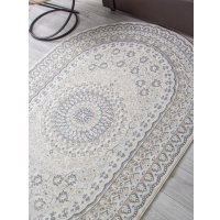 Ковер для жилой комнаты Merinos Cuba F399-OVAL-BEIGE (1х2)