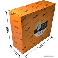 Сушилка для волос Puff 1202B (белый, с доп. розеткой)