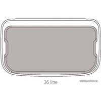 Мусорное ведро Brabantia Bo Pedal Bin 36 л (зеленая сосна)