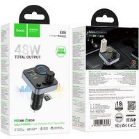 FM-модулятор Hoco E86 Alegria (черный)