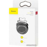 Накладка-держатель Baseus Bear Finger Metal Ring Grip Stand (черный)