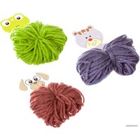 Набор для создания поделок/игрушек Bondibon Творчество с помпонами. Забавные зверушки! ВВ2689