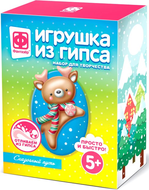 

Набор для создания поделок/игрушек Фантазер Игрушка из гипса Сказочный путь FN-707137