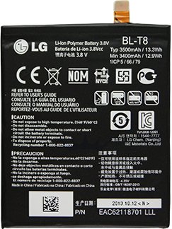 

Аккумулятор для телефона Копия LG BL-T8