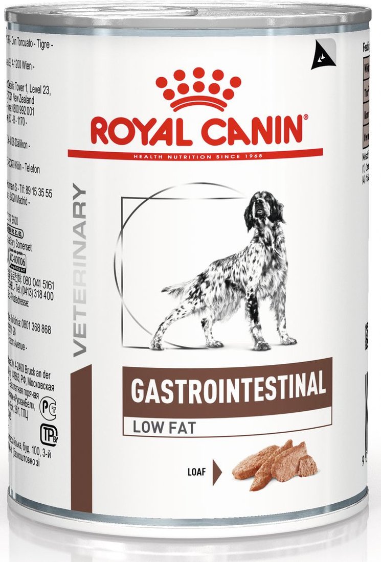 

Консервированный корм для собак Royal Canin Gastrointestinal Low Fat (паштет) 420 г