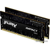 Оперативная память Kingston FURY Impact 2x4GB DDR3 SODIMM PC3-12800 KF316LS9IBK2/8