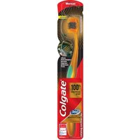 Зубная щетка Colgate 360 Золотая с древесным углем мягкая (1 шт)