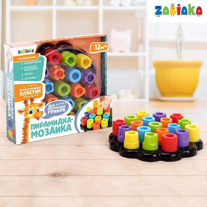 

Развивающая игрушка Zabiaka Мозаика по методике Монтессори 3842054