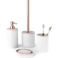 Аксессуары для ванной и туалета FORA Soft (4 предмета)