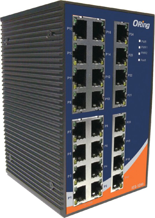 

Неуправляемый коммутатор ORing IES-1240