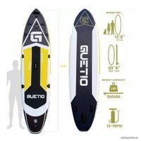 Сапборд GUETIO GT350A Big Touring Inflatable Paddle Board Mastodon 11'6"