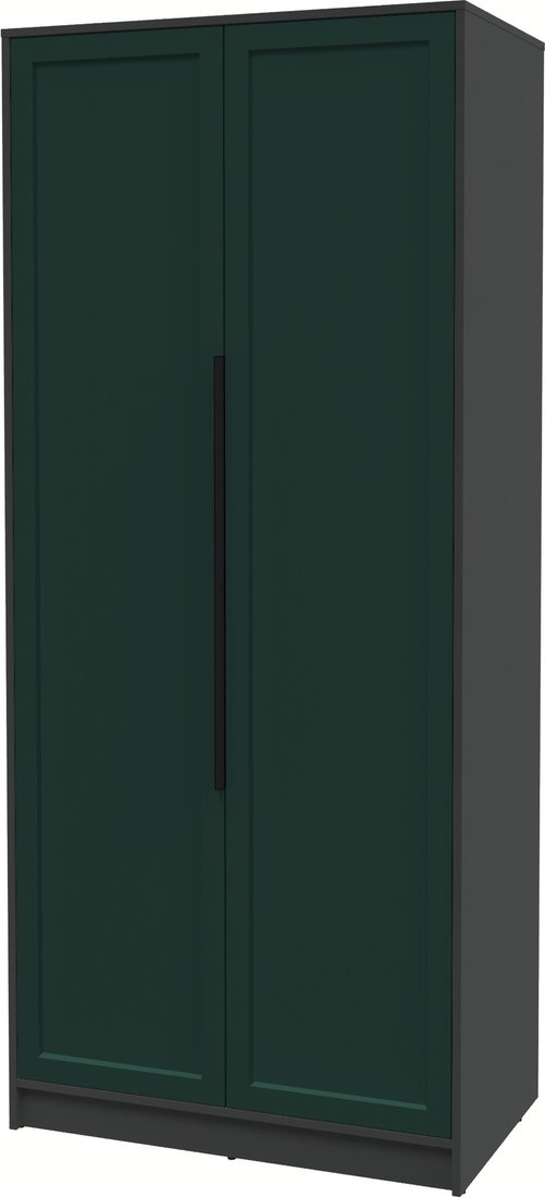 

Шкаф распашной Интерлиния Концепт Тренд КТ-Ш2 (антрацит/изумруд)