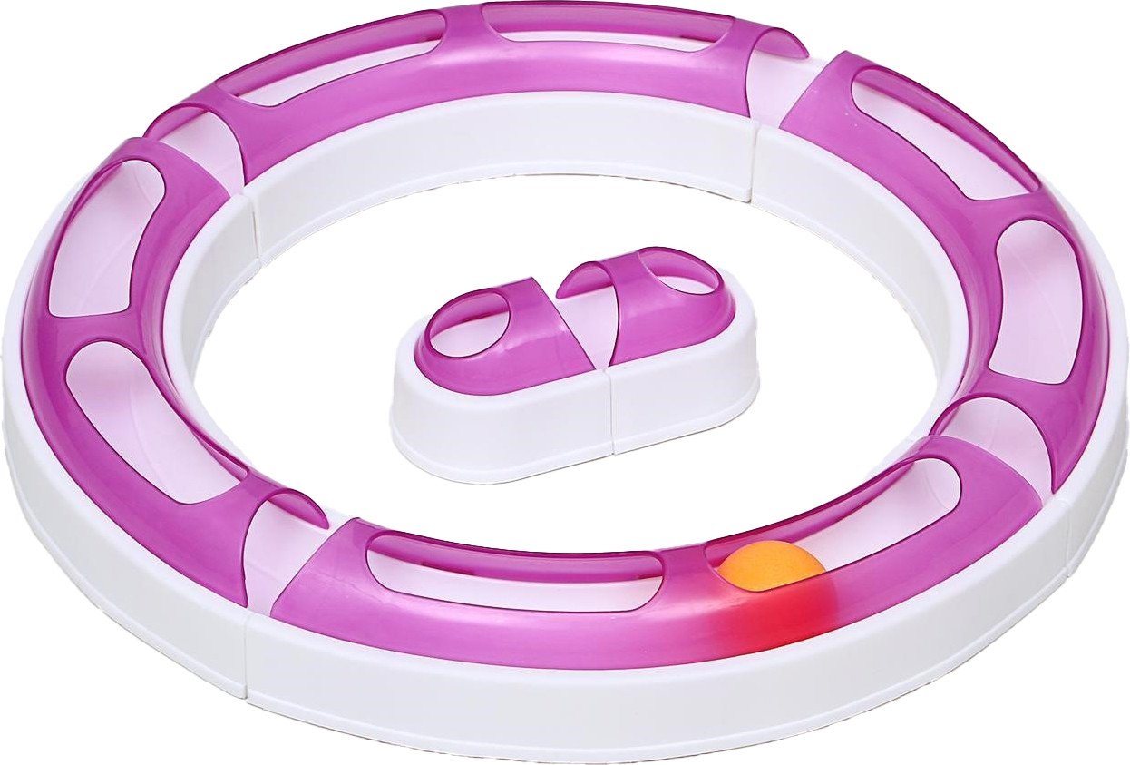 

Игрушка для кошек Пижон Круг и волна 7442149 (белый/фиолетовый)