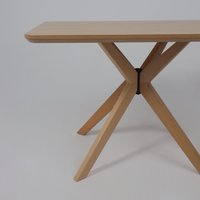 Кухонный стол Оримэкс Сити 1100x700 (светлый бук без тонировки/светлый бук)